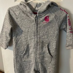 Carhartt zip up jumper - size 9 months